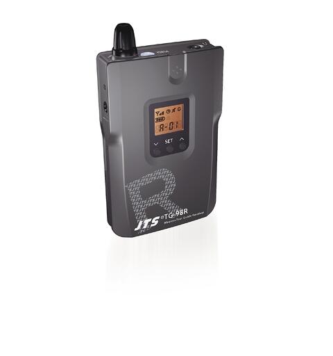 JTS TG-98R/WM-10TG mottaker Inkludert WM-10 øreetelefon, 637-674MHz